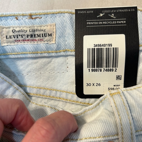 Levi’s Wedgie Straight Fit Women’s Jeans 30x26 - Picture 10 of 15